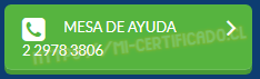 Mesa de ayuda Certificado PSU