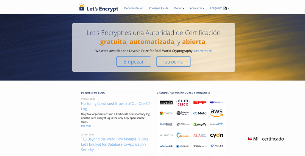 Cómo obtener Certificados SSL en Chile