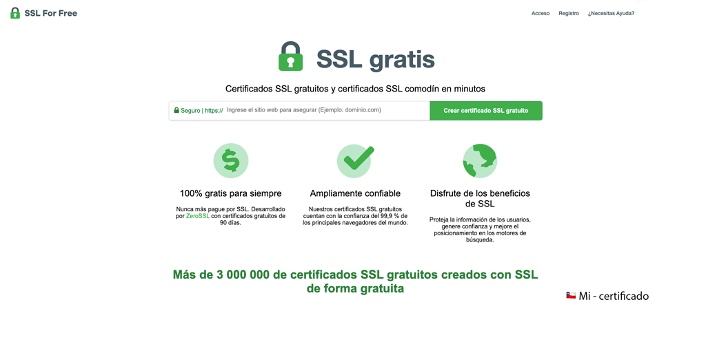 Cómo obtener Certificados SSL en Chile