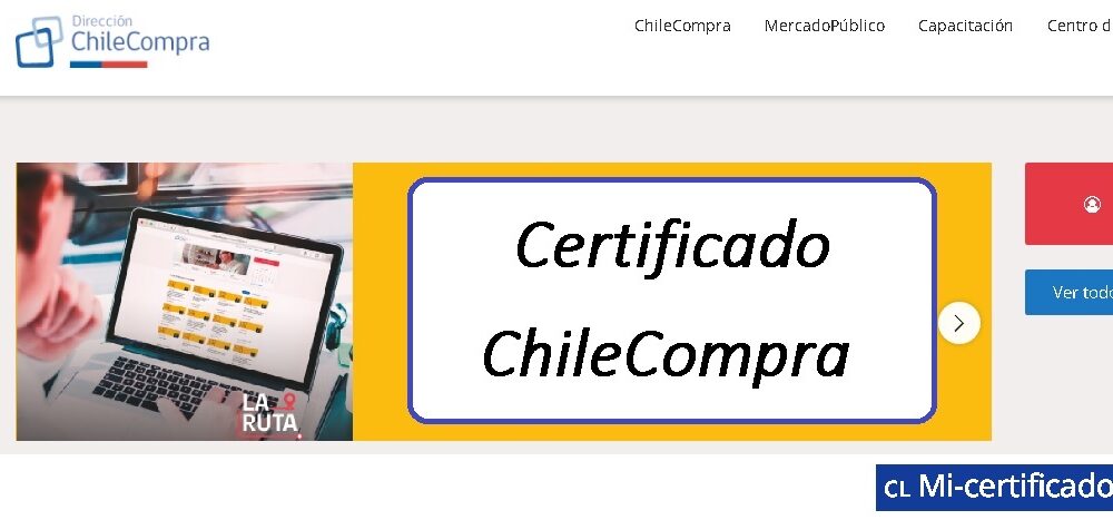 Certificado ChileCompra