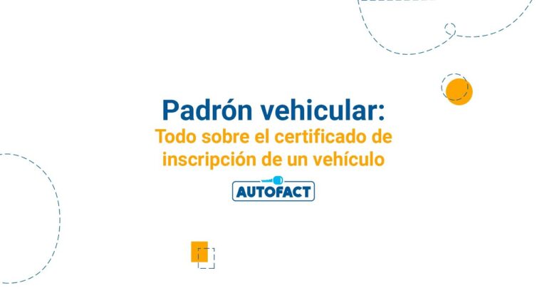 Certificado de inscripción vehicular